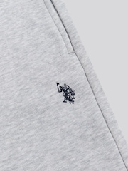 U.S. Polo Assn. Grey Double Horsemen Sweat Shorts - Image 7 of 7