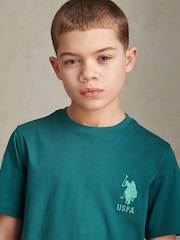 U.S. Polo Assn. Teal Player 3 T-Shirt - Image 6 of 9