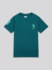 U.S. Polo Assn. Teal Player 3 T-Shirt - Image 7 of 9