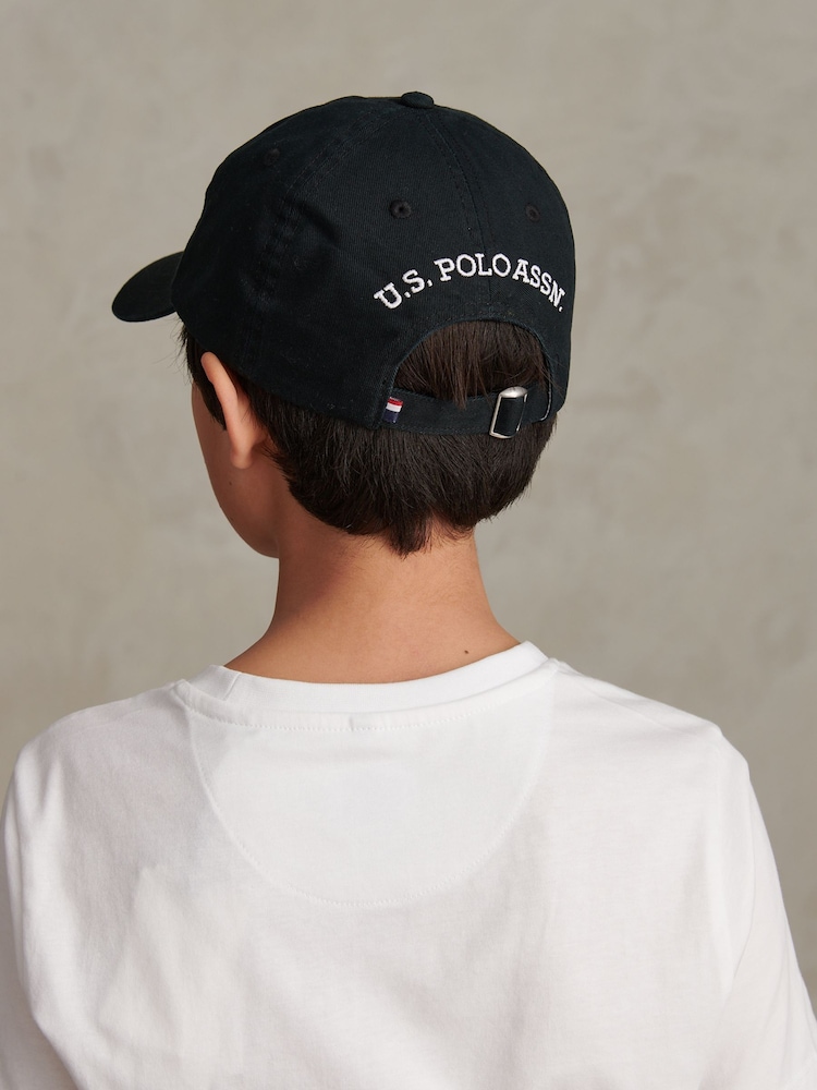 U.S. Polo Assn. Black Washed Outline Logo Cap - Image 2 of 6