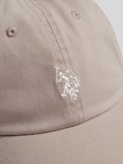 U.S. Polo Assn. Natural Washed Outline Logo Cap - Image 5 of 6