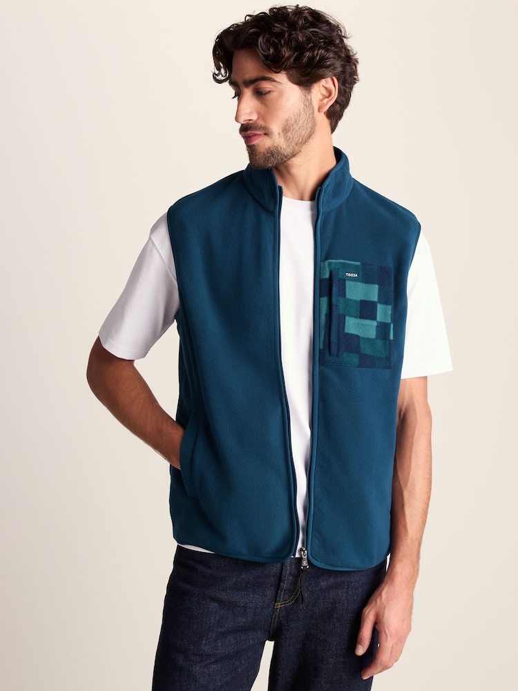 Tog 24 Blue Stark Microfleece Gilet - Image 1 of 7