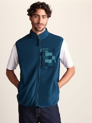 Tog 24 Blue Stark Microfleece Gilet - Image 6 of 7