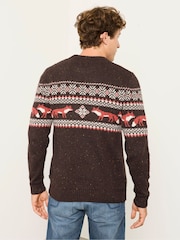 FatFace Fox Crew Neck Knitted Jumper - 5의 이미지 2