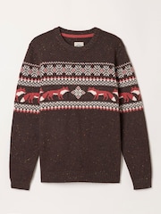 FatFace Fox Crew Neck Knitted Jumper - 5의 이미지 5