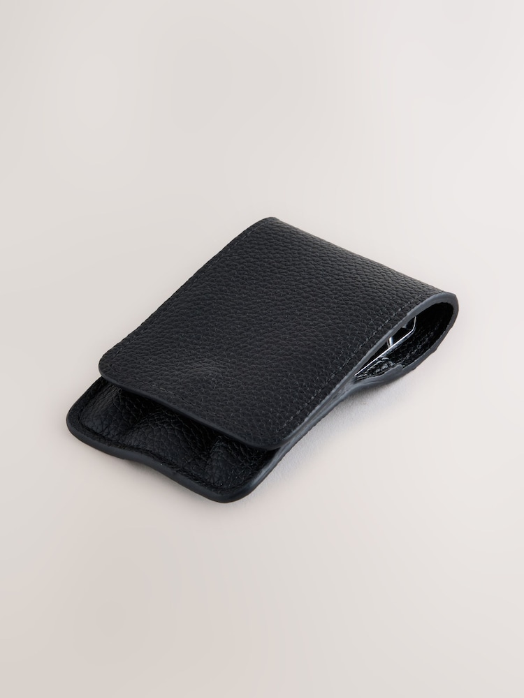 Black Manicure Kit In Faux Leather Case - Image 3 of 3