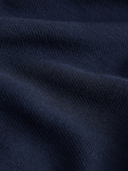 Navy Signature Zip Neck Polo Shirt - Image 8 of 8