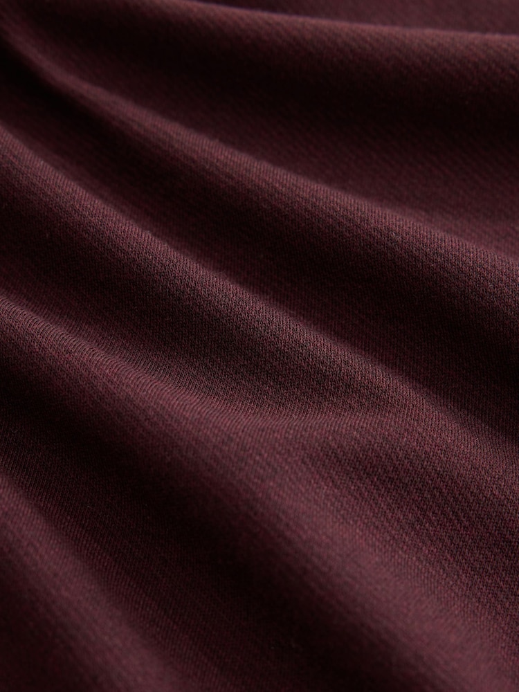 Purple Fig Signature Zip Neck Polo Shirt - Image 2 of 3 Purple Fig Signature Zip Neck Polo Shirt - Image 2 of 3