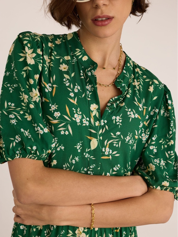 Buy Baukjen Green Mariella Printed Midi Dress from Next USA