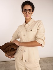 Baukjen Natural Louise Denim Jacket - Image 1 of 6