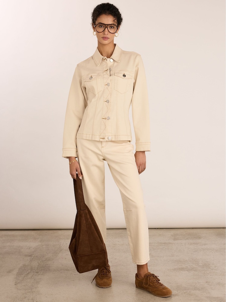 Baukjen Natural Louise Denim Jacket - Image 2 of 6 Baukjen Natural Louise Denim Jacket - Image 2 of 6
