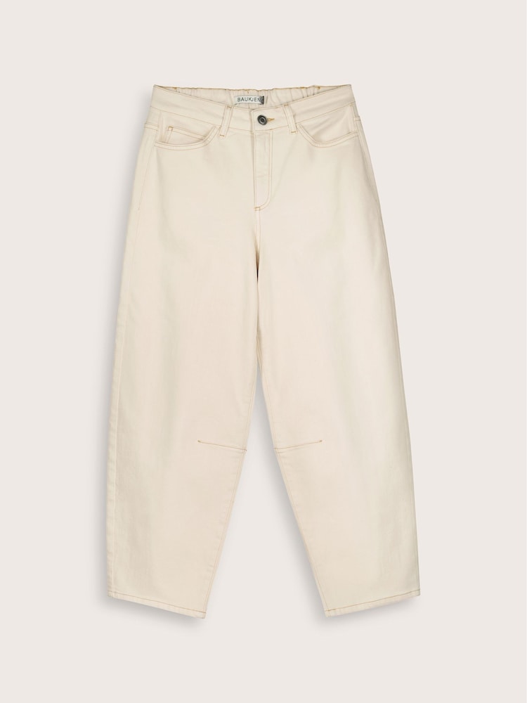 Baukjen Natural Nixi Stretch Denim Barrel Jeans - Image 5 of 5 Baukjen Natural Nixi Stretch Denim Barrel Jeans - Image 5 of 5