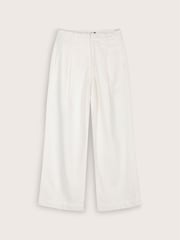 Baukjen White Teresa Cotton Wide Leg Trousers - Image 6 of 6