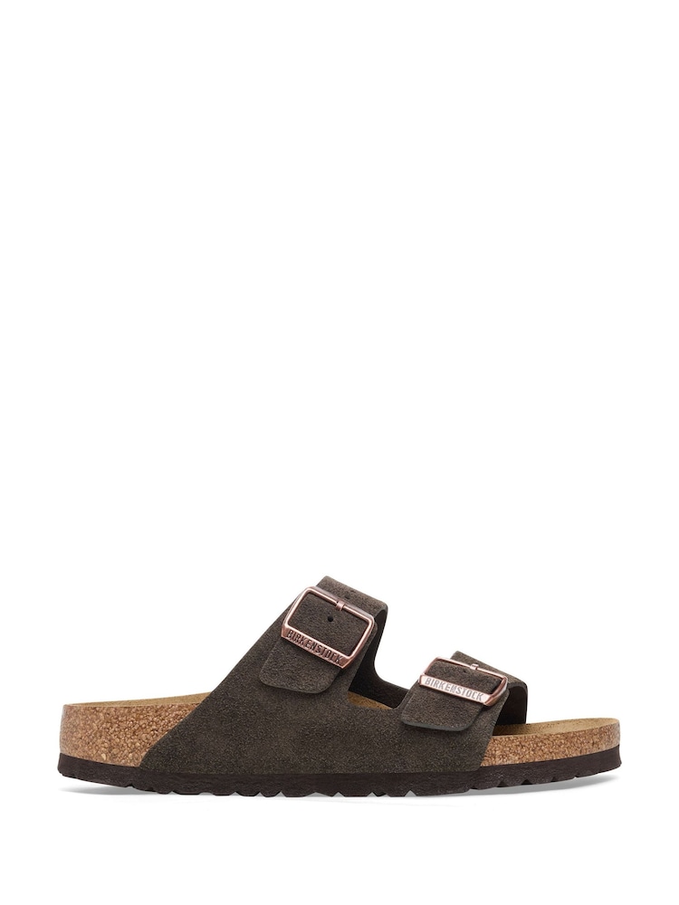 Brun - Birkenstock Arizona sandaler i ruskind - Billede 2 af 3 Brun - Birkenstock Arizona sandaler i ruskind - Billede 2 af 3