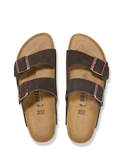 Brun - Birkenstock Arizona sandaler i ruskind - Billede 3 af 3