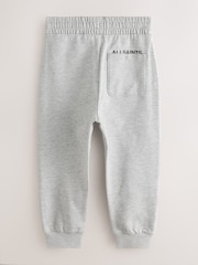 smALLSAINTS Grey Underground Straight Cuffed Cotton Joggers - Image 9 of 13