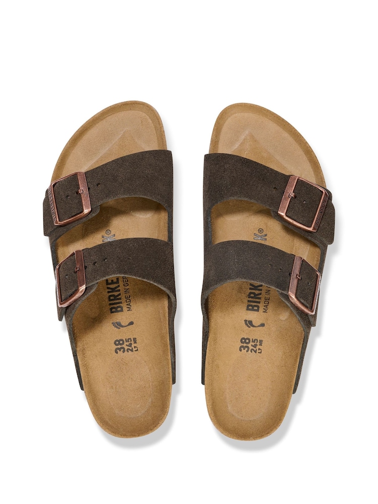 Sandały zamszowe Birkenstock Arizona - Obraz 2 z 3 Sandały zamszowe Birkenstock Arizona - Obraz 2 z 3