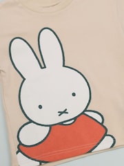 Vanilla Underground Brown Miffy Character Face Short Sleeved T-Shirt - Image 3 of 6