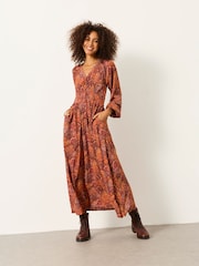 FatFace Ophelia Purple Mountains Dress - Image 1 of 5