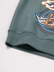 Vanilla Underground Grey Hot Wheels Racing Team Hoodie and Joggers Set - Image 5 of 6