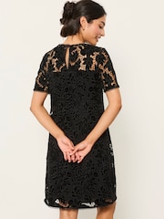 FatFace Simone Black Lace Dress - Image 2 of 6