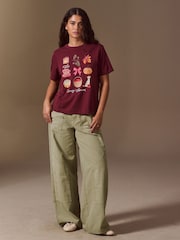 Autumn Graphic Crew Neck Girlfriend T-Shirt - Image 1 of 5