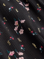 FatFace Anya Black Roses Spot Dress - Image 2 of 2