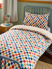 Bright Alphabet Cotton Duvet Cover and Pillowcase Set - Image 3 of 8