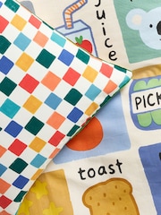 Bright Alphabet Cotton Duvet Cover and Pillowcase Set - Image 6 of 8