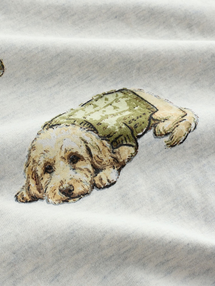 Grey Charlie The Cockapoo Nightie - Image 2 of 3 Grey Charlie The Cockapoo Nightie - Image 2 of 3