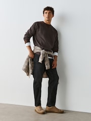 Brown Crew Neck Long Sleeve T-Shirt - Image 2 of 7