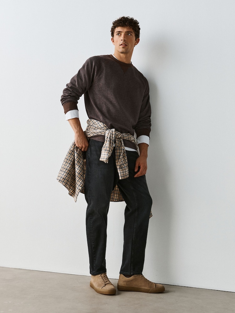 Brown Crew Neck Long Sleeve T-Shirt - Image 2 of 7