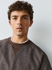 Brown Crew Neck Long Sleeve T-Shirt - Image 4 of 7
