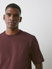 Burgundy Red Regular Fit Motionflex Soft T-Shirt - Image 1 of 8