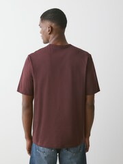 Burgundy Red Regular Fit Motionflex Soft T-Shirt - Image 3 of 8