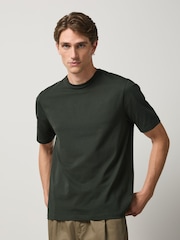 Burg Red / Navy / Green / Grey Regular Fit Motionflex Soft T-Shirts 4 Pack - Image 2 of 12