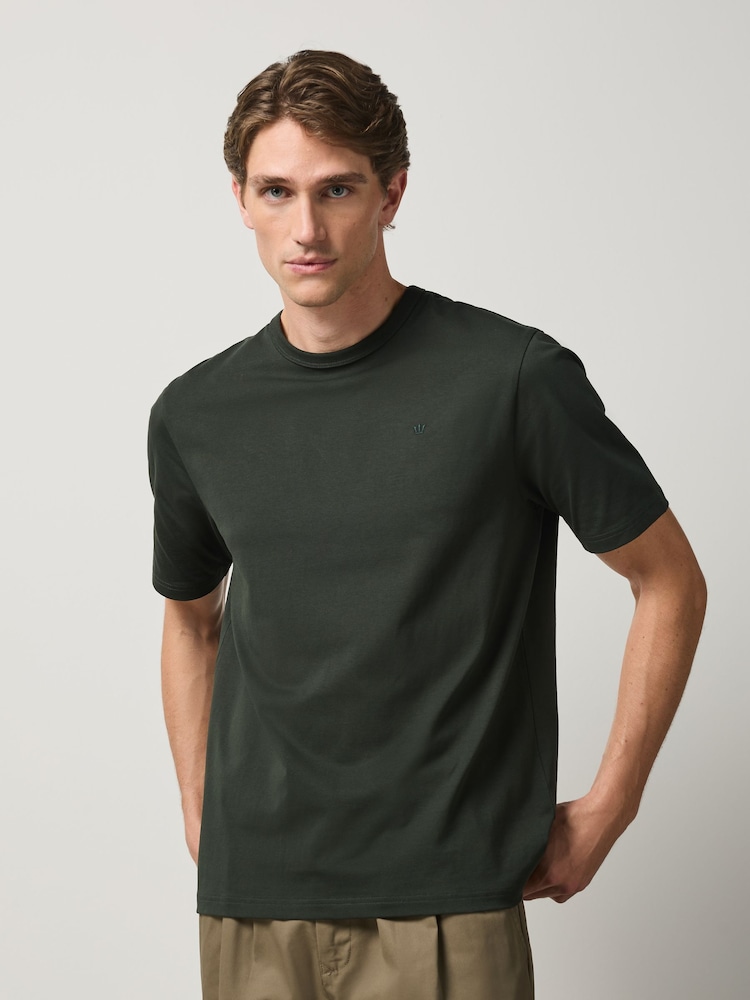 Burg Red / Navy / Green / Grey Regular Fit Motionflex Soft T-Shirts 4 Pack - Image 2 of 12 Burg Red / Navy / Green / Grey Regular Fit Motionflex Soft T-Shirts 4 Pack - Image 2 of 12