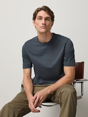Burg Red / Navy / Green / Grey Regular Fit Motionflex Soft T-Shirts 4 Pack - Image 6 of 12