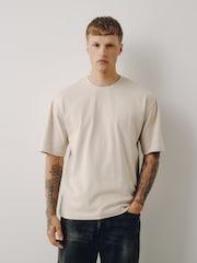 Burgundy/Ecru/Sage Relaxed Fit T-Shirts 3 Pack - Image 3 of 9