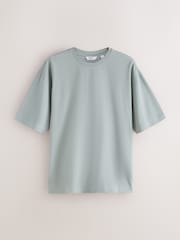 Burgundy/Ecru/Sage Relaxed Fit T-Shirts 3 Pack - Image 5 of 9