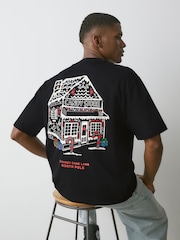 Black Gingerbread - Camiseta con gráfico navideño - Imagen 1 de 8