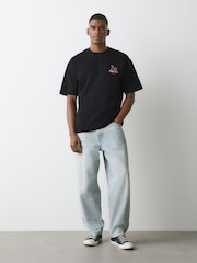 Black Gingerbread - Camiseta con gráfico navideño - Imagen 2 de 8