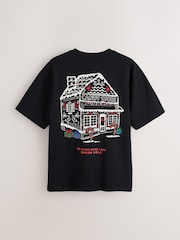Black Gingerbread - Camiseta con gráfico navideño - Imagen 5 de 8