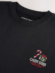 Black Gingerbread - Camiseta con gráfico navideño - Imagen 8 de 8