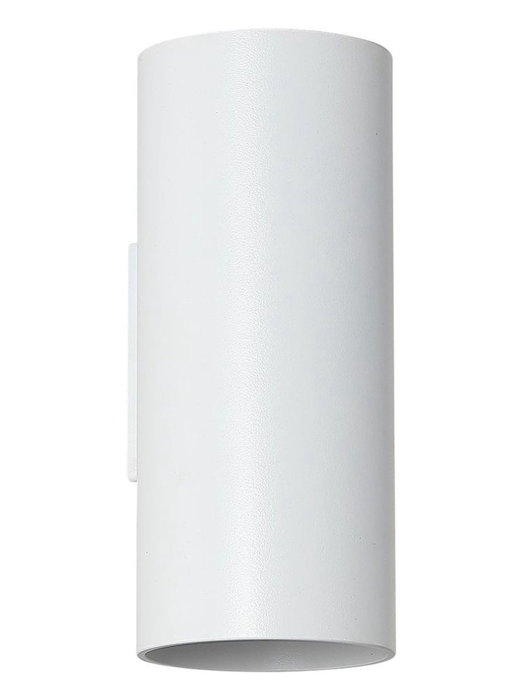 Searchlight Sand White Lillie Cylinder Up & Down Round Wall Light, GU10 - Image 2 of 4