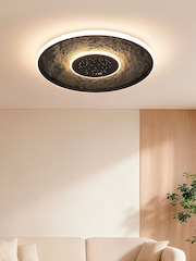 Searchlight Black Niort LED Flush - Image 1 of 4