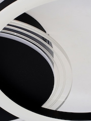 Searchlight Black Deni LED Flush, Matt Metal - Image 4 of 5