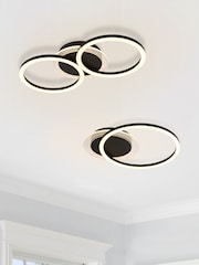 Searchlight Black Deni LED Flush, Matt Metal - Image 5 of 5