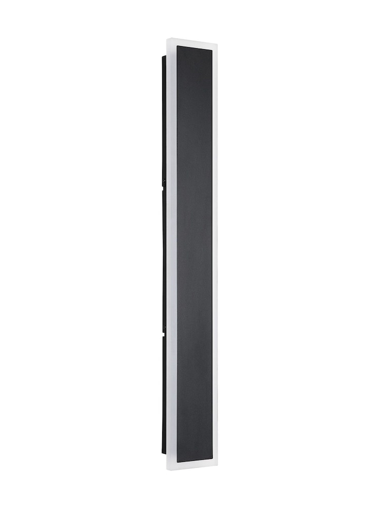 Searchlight Sand Black and Frosted Acrylic Riley II Square LED Outdoor Wall Light - Image 2 of 4