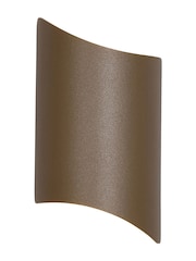 Searchlight Gold and Clear Konti Outdoor Wall Light - Image 2 of 4